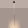 Lampa wisząca PASTELO 1 brązowa